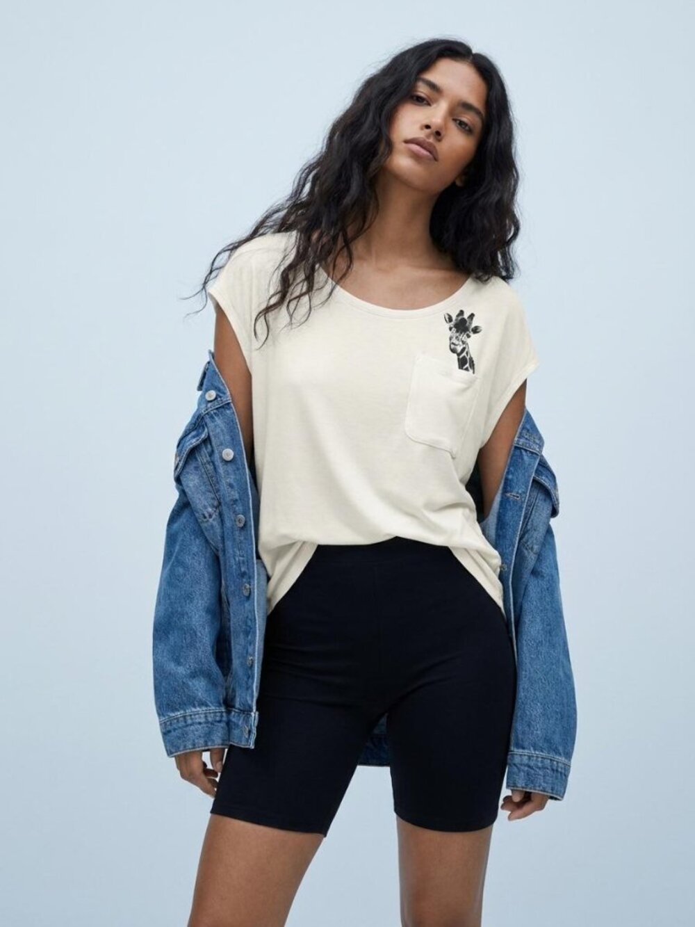 Hollister Whimsical Giraffe Tee